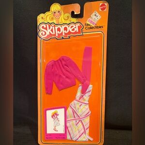 Skipper Fashion Collectibles #1386 outfit 1978 vintage Dress And Top new